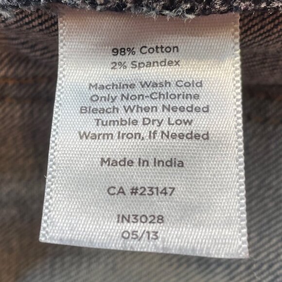 Upcycled, Reworked Applique Floral & Denim Patches, Talbot Jeans, SZ 12 Petite. - Picture 12 of 12